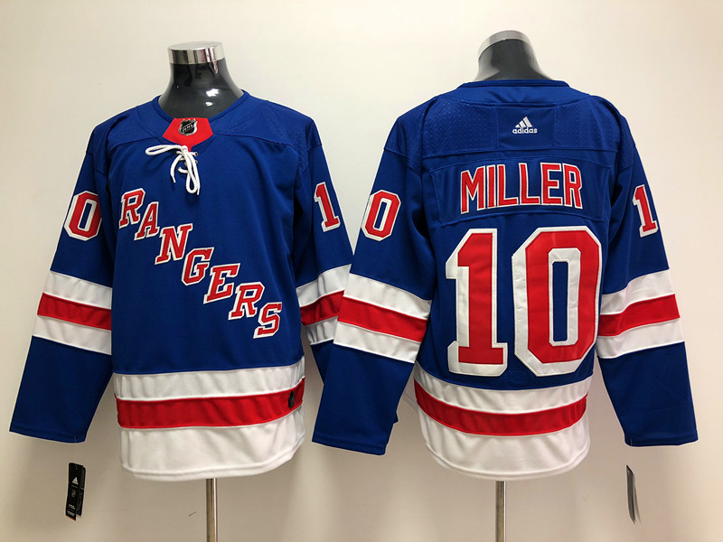 Men's New York Rangers J.T. Miller #10 Blue Jersey